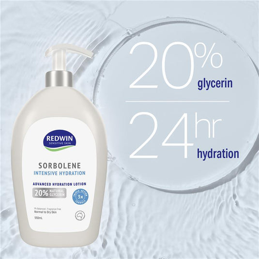 Redwin Sorbolene Intensive Hydration Lotion 550ml