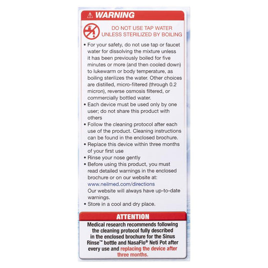 NeilMed Sinus Rinse Starter Kit 10 Sachets