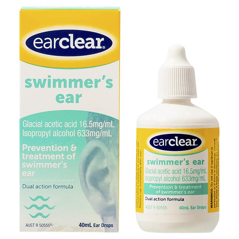Load image into Gallery viewer, EarClear Swimmer's Ear Drops 40mL – Prevention &amp; Treatment of Swimmer's Ear
