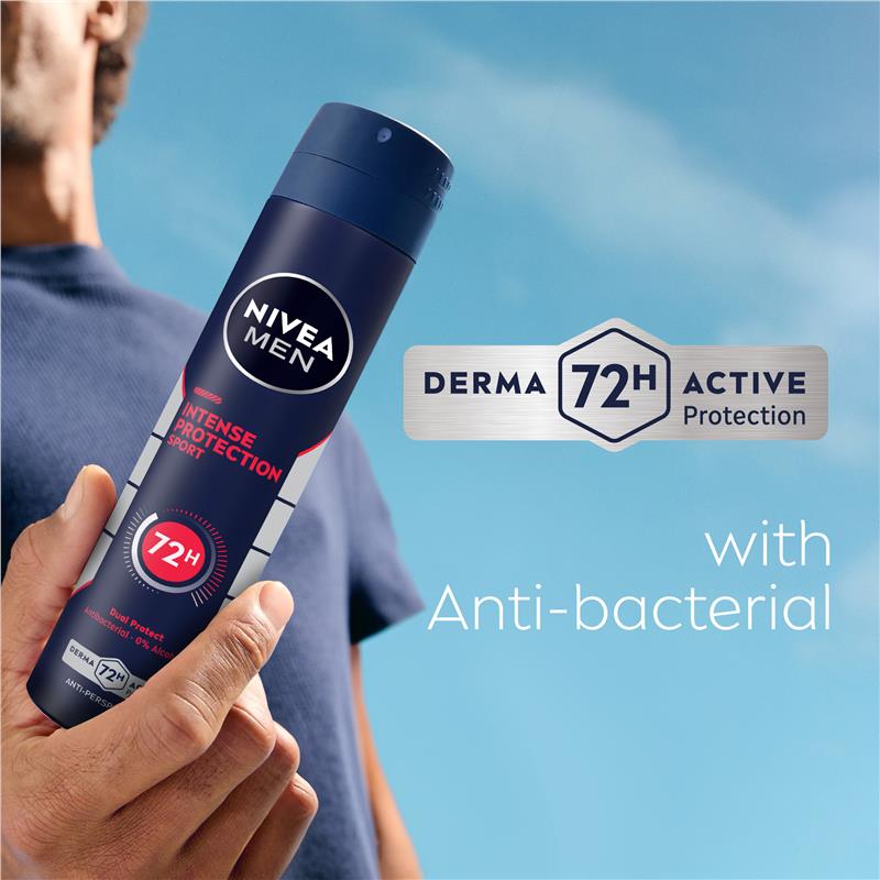 Load image into Gallery viewer, NIVEA MEN Deodorant Aerosol Intense Protection Sport 250ml
