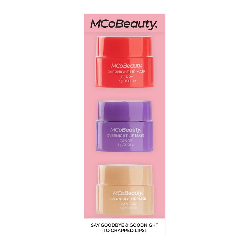 Load image into Gallery viewer, MCoBeauty Overnight Lip Mask Deluxe Trio
