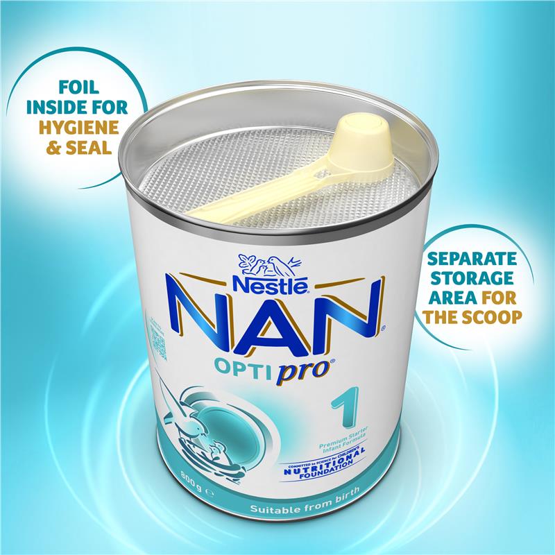 Load image into Gallery viewer, Nestle NAN OPTIPRO 1 Premium Starter Baby Infant Formula Powder, From Birth – 800g
