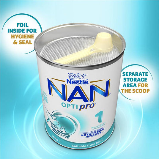 Nestle NAN OPTIPRO 1 Premium Starter Baby Infant Formula Powder, From Birth – 800g