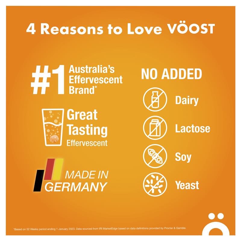 Load image into Gallery viewer, Voost Hydrate Orange Effervescent Tablets 60 Pack Exclusive Size
