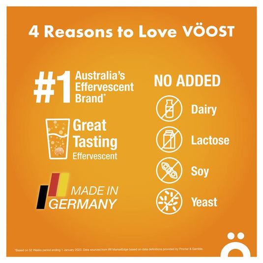 Voost Hydrate Orange Effervescent Tablets 60 Pack Exclusive Size