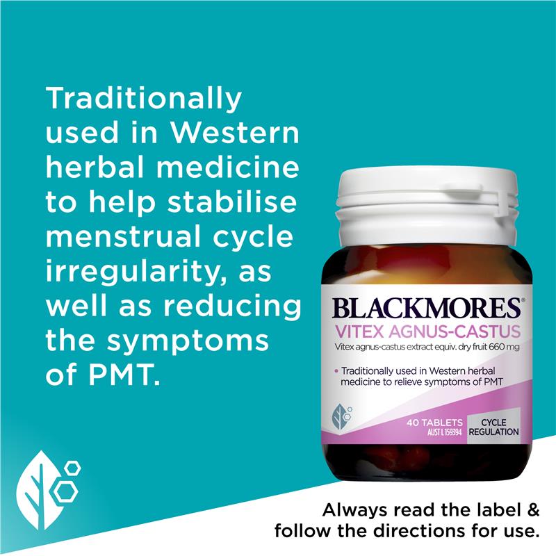 Load image into Gallery viewer, Blackmores Vitex Agnus-Castus 40 Tablets
