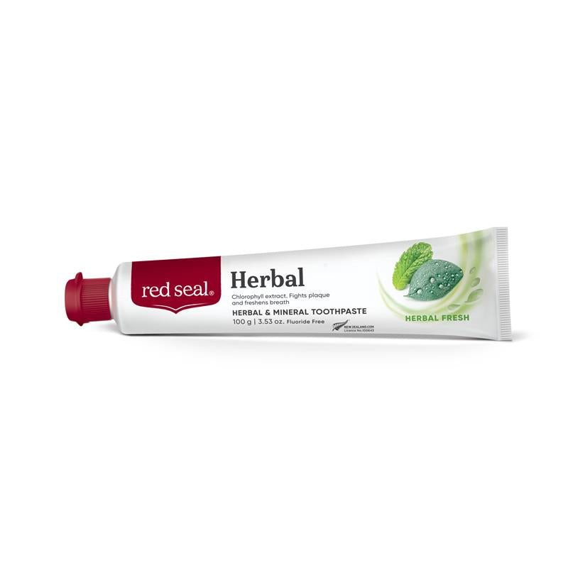 Load image into Gallery viewer, Red Seal Toothpaste Herbal 100g
