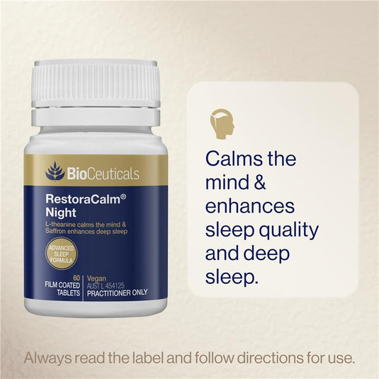 BioCeuticals RestoraCalm Night 60 Tablets
