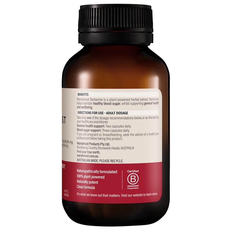 Load image into Gallery viewer, Wanderlust Berberine 333mg 60 Capsules
