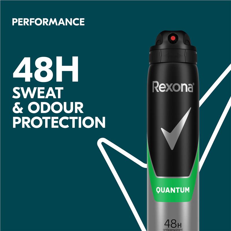 Load image into Gallery viewer, Rexona Men Antiperspirant Aerosol Quantum 250ml
