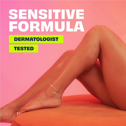 Nair Sensitive Formula Wax Ready Strips Rice Bran Oil & Cherry Blossom Extract Legs & Body 40 Pack