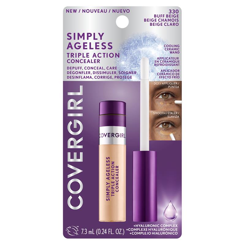 Load image into Gallery viewer, Covergirl Simply Ageless Triple Action Concealer 330 Buff Beige 7.3ml
