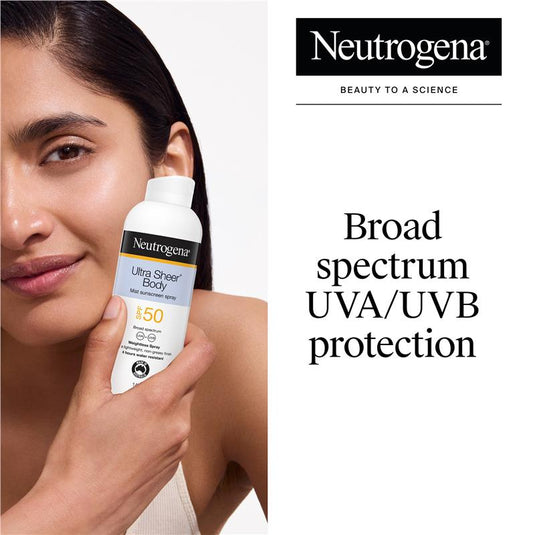 Neutrogena Ultra Sheer Body Mist Sunscreen SPF 50 140g