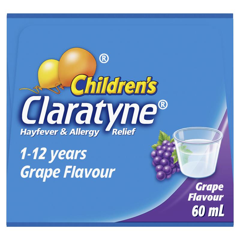 Load image into Gallery viewer, Claratyne Childrens Grape Syrup 60ml
