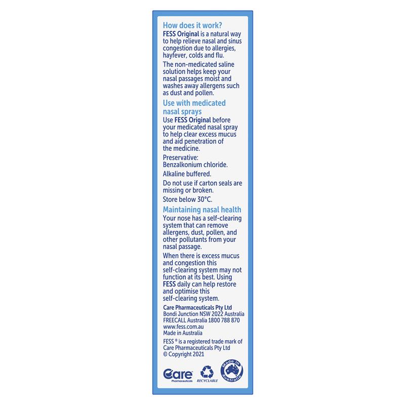 Load image into Gallery viewer, Fess Original Nasal Spray 30ml
