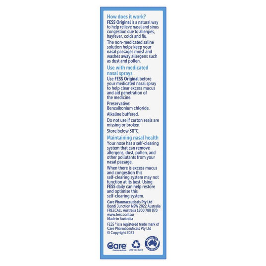 Fess Original Nasal Spray 30ml