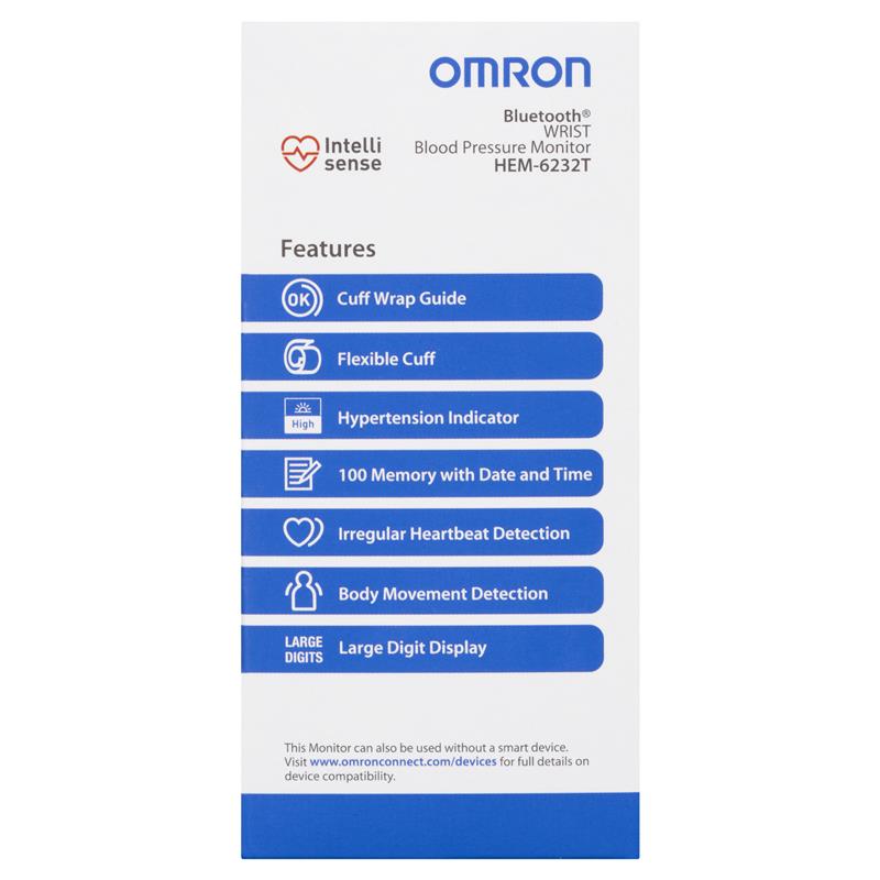 Load image into Gallery viewer, Omron HEM6232T Bluetooth Wrist Blood Pressure Monitor
