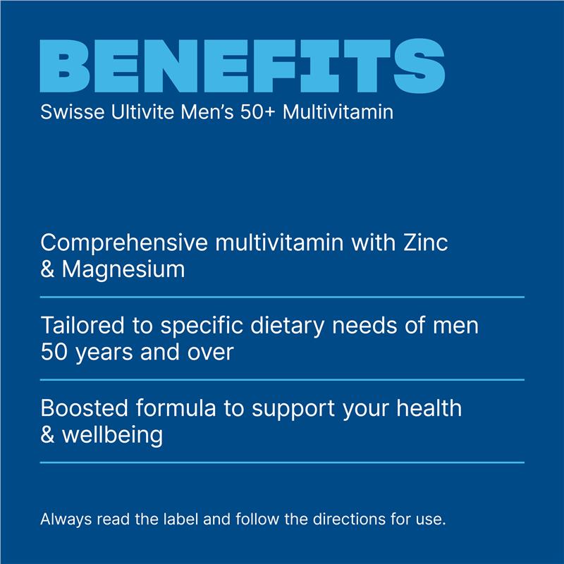 Load image into Gallery viewer, Swisse Mens Multivitamin 50+ 90 Tablets
