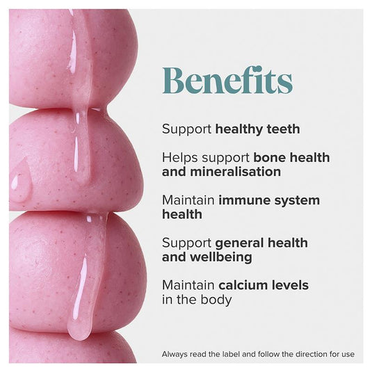 Novomins Calcium & Vitamin D 60 Gummies NEW
