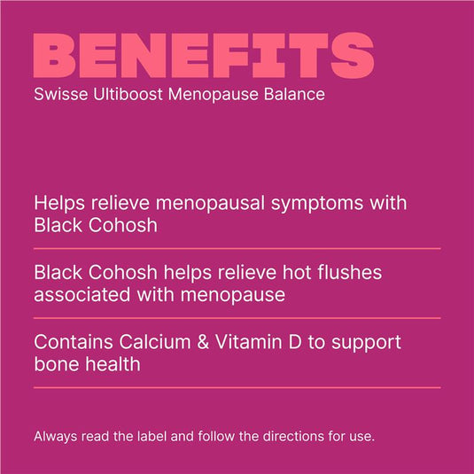 Swisse Menopause Balance 60 Tablets