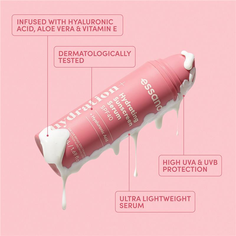 Load image into Gallery viewer, Essano Hydration+ Hydrating Sunscreen Serum SPF40 50ml
