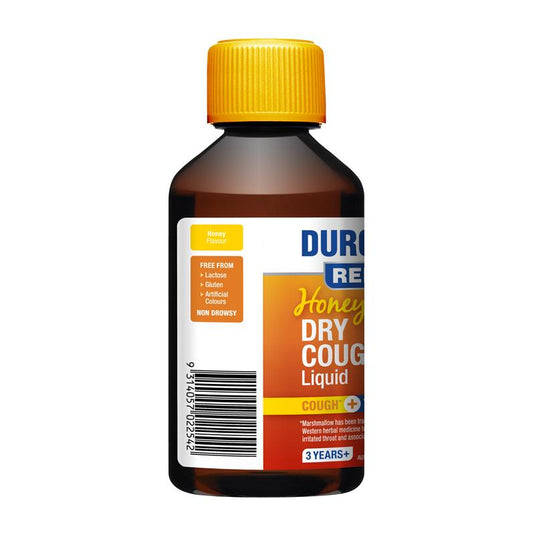 Durotuss Relief + Honey Dry Cough Liquid 200ml