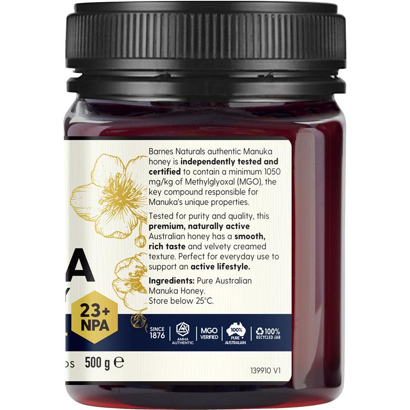 Load image into Gallery viewer, Barnes Naturals Australian Manuka Honey MGO 1050+ 500g

