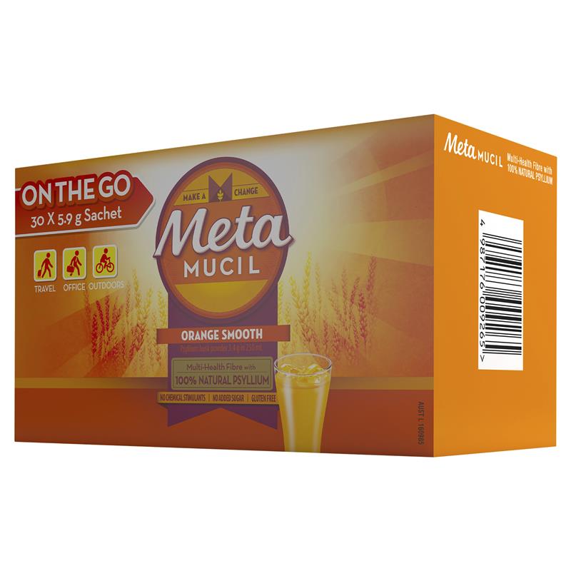 Load image into Gallery viewer, Metamucil Smooth Orange 30 Dose

