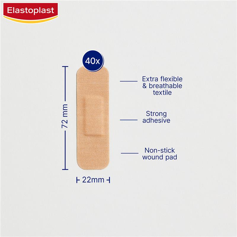 Load image into Gallery viewer, Elastoplast Flexible Fabric Strips 40 Pack
