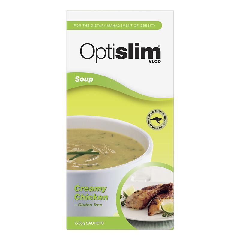 Load image into Gallery viewer, OptiSlim VLCD Soup Creamy Chicken 7 x 55g

