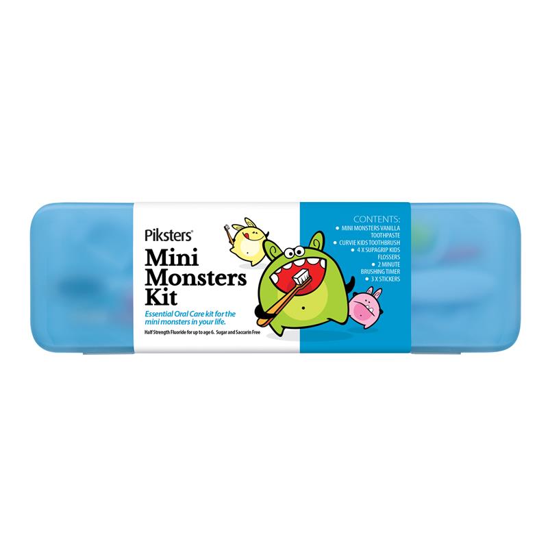 Load image into Gallery viewer, Piksters Mini Monsters Oral Care Kit
