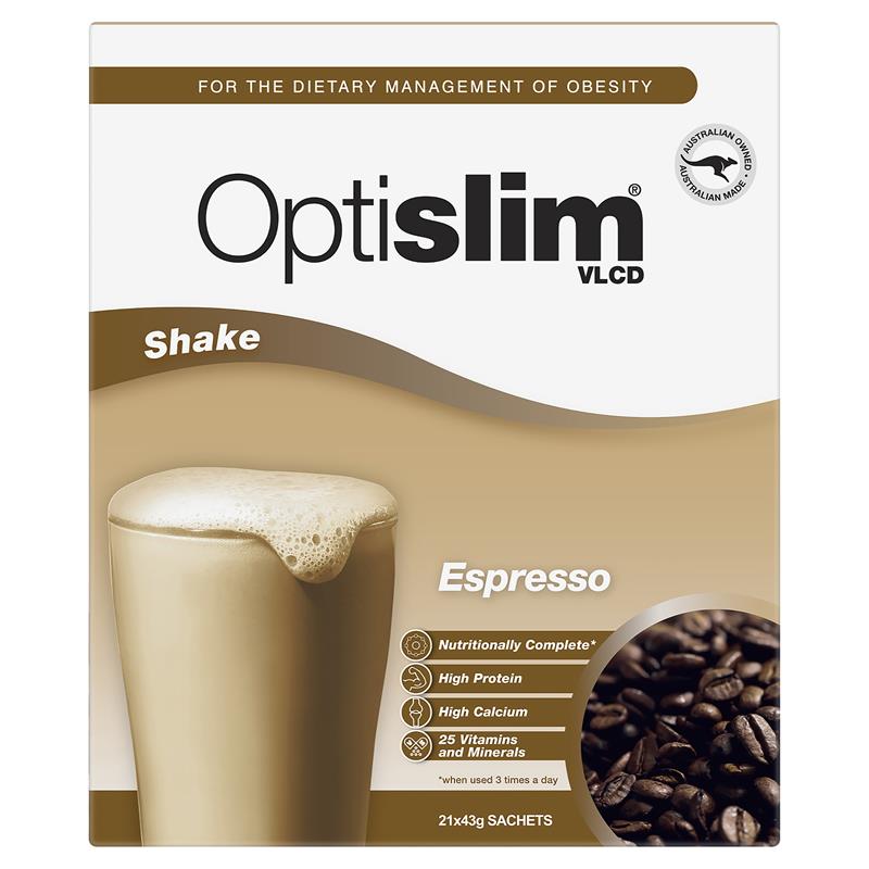 Load image into Gallery viewer, Optislim VLCD Expresso Coffee Milkshake 21 x 40g

