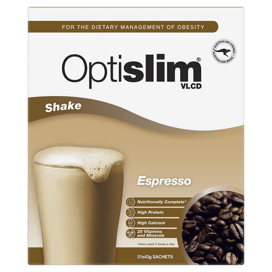 Optislim VLCD Expresso Coffee Milkshake 21 x 40g