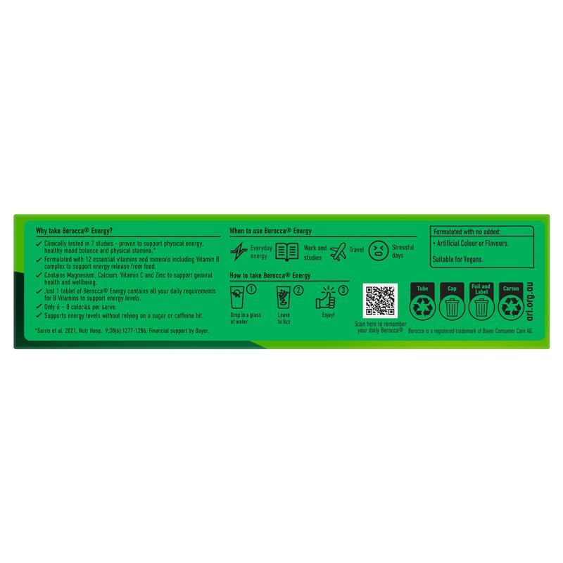Load image into Gallery viewer, Berocca Energy Pinelime Crush 60 Effervescent Tablets Exclusive
