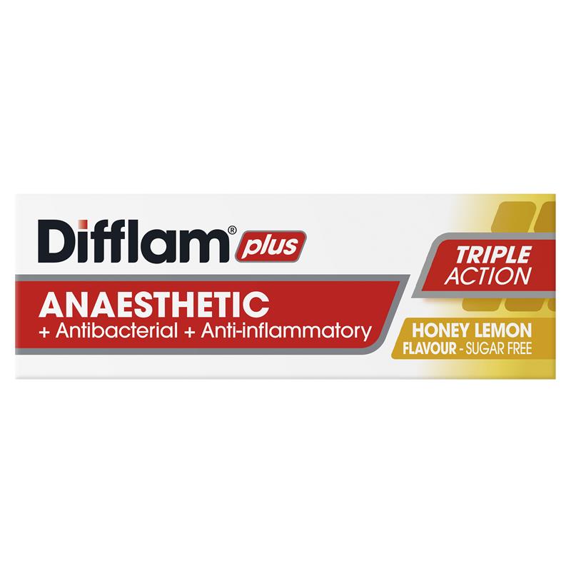 Load image into Gallery viewer, Difflam Plus Anaesthetic Sugar Free Honey And Lemon 16 Lozenges
