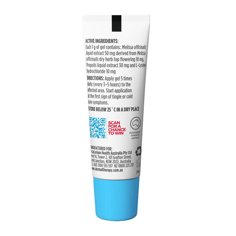 Load image into Gallery viewer, Dermal Therapy Cold Sore Lysine+ Gel 5g
