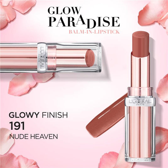 L'Oreal Paris Glow Paradise Balm-In-Lipstick 191 Nude Heaven