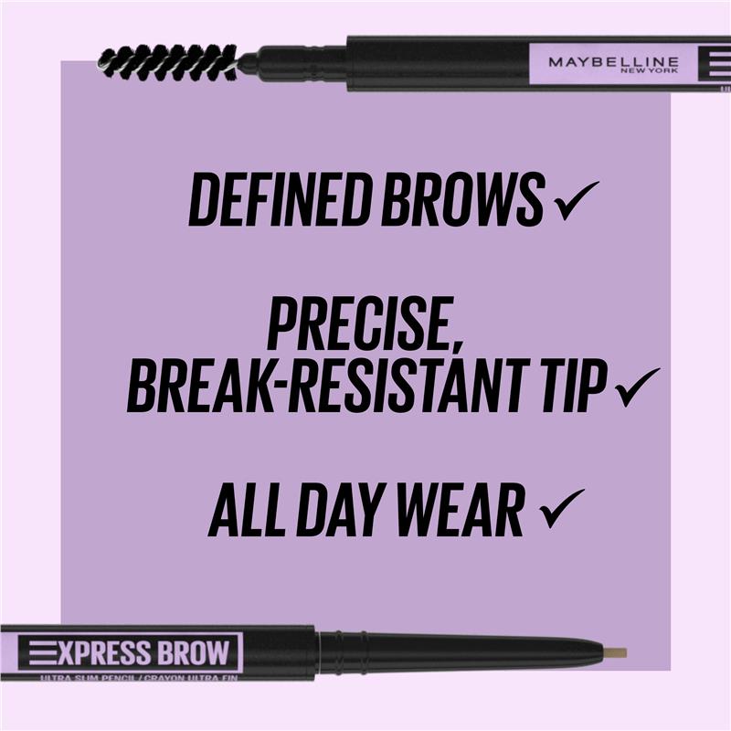 Load image into Gallery viewer, Maybelline Brow Ultra Slim Pencil Ash Brown
