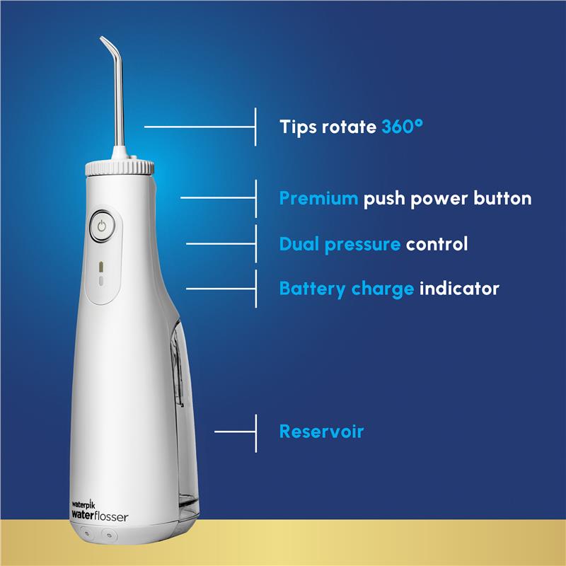 Load image into Gallery viewer, Waterpik Cordless Select Rechargeable Water Flosser White
