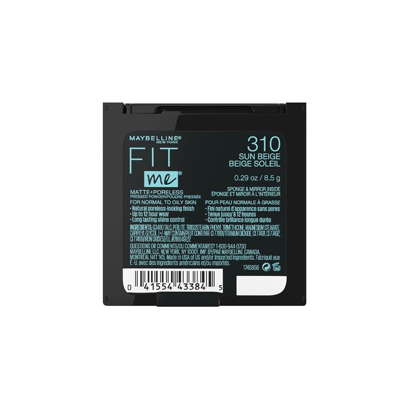Load image into Gallery viewer, Maybelline Fit Me Matte &amp; Poreless Pressed Powder - Sun Beige 310
