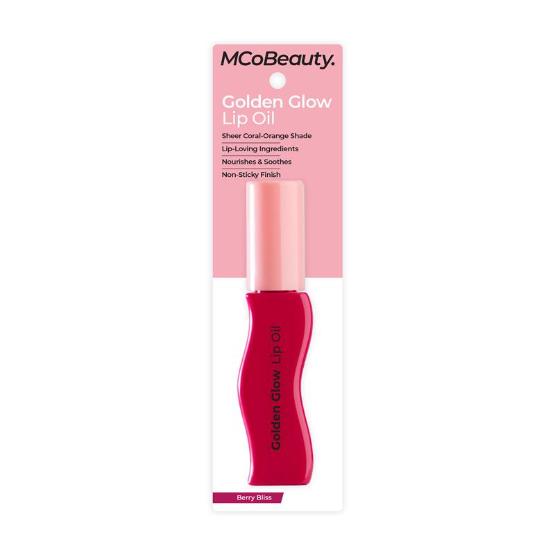 Load image into Gallery viewer, MCoBeauty Golden Glow Lip Oil Berry Bliss
