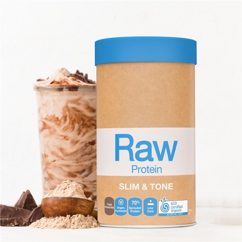 Load image into Gallery viewer, Amazonia RAW Protein Slim &amp; Tone Triple Chocolate 1kg
