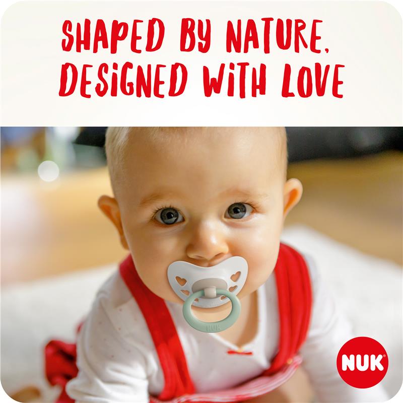 Load image into Gallery viewer, Nuk Signature Soother Silicone 6-18 Months 2 Pack
