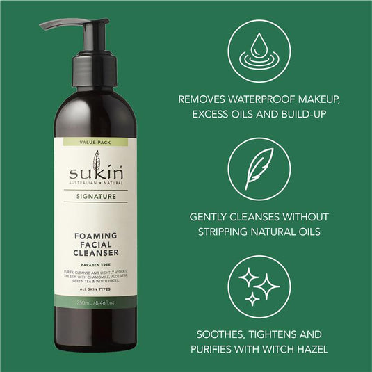 Sukin Signature Foaming Facial Cleanser Pump 250ml