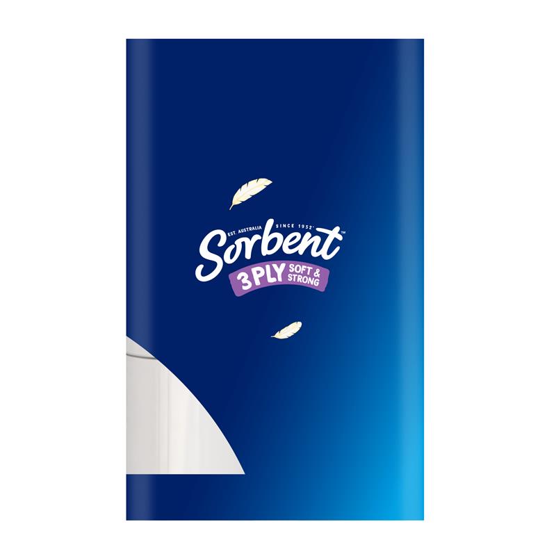 Load image into Gallery viewer, Sorbent Toilet Tissue Silky White 3PLY 24 Pack
