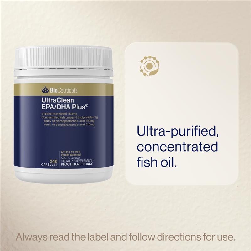 Load image into Gallery viewer, BioCeuticals UltraClean EPA/DHA Plus® 240 Capsules
