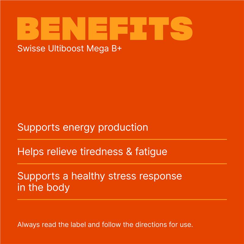 Load image into Gallery viewer, Swisse Ultiboost Mega B + 60 Tablets
