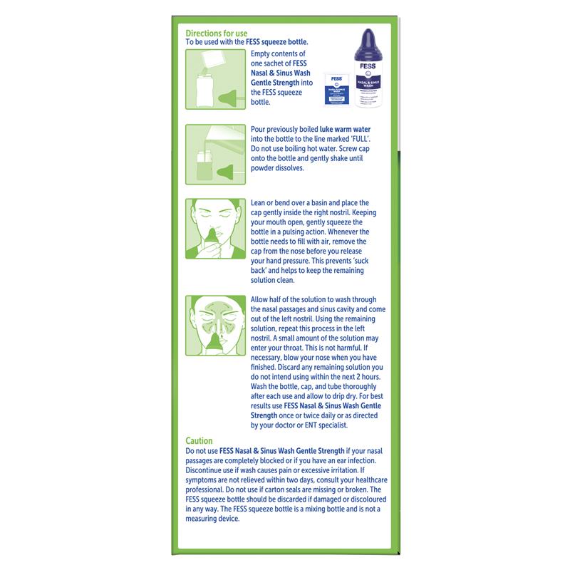 Load image into Gallery viewer, Fess Nasal &amp; Sinus Wash Kit 12 Sachets
