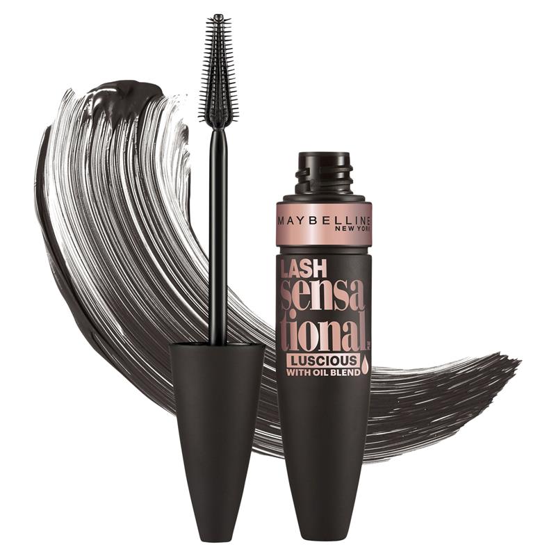 Load image into Gallery viewer, Maybelline Lash Sensational Luscious Lenthening Mascara - Blackest Black
