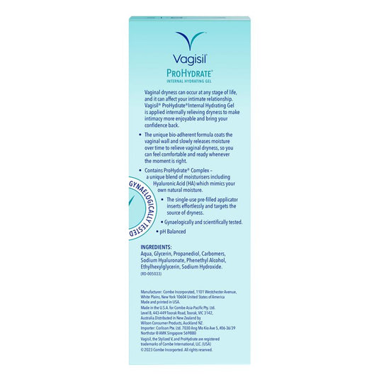 Vagisil ProHydrate Internal Hydrating Gel 6 x 5g